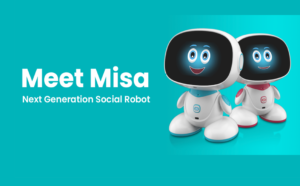 misa pink next generation kidsafe certified programmable family robot multi function smart home educational walking robo