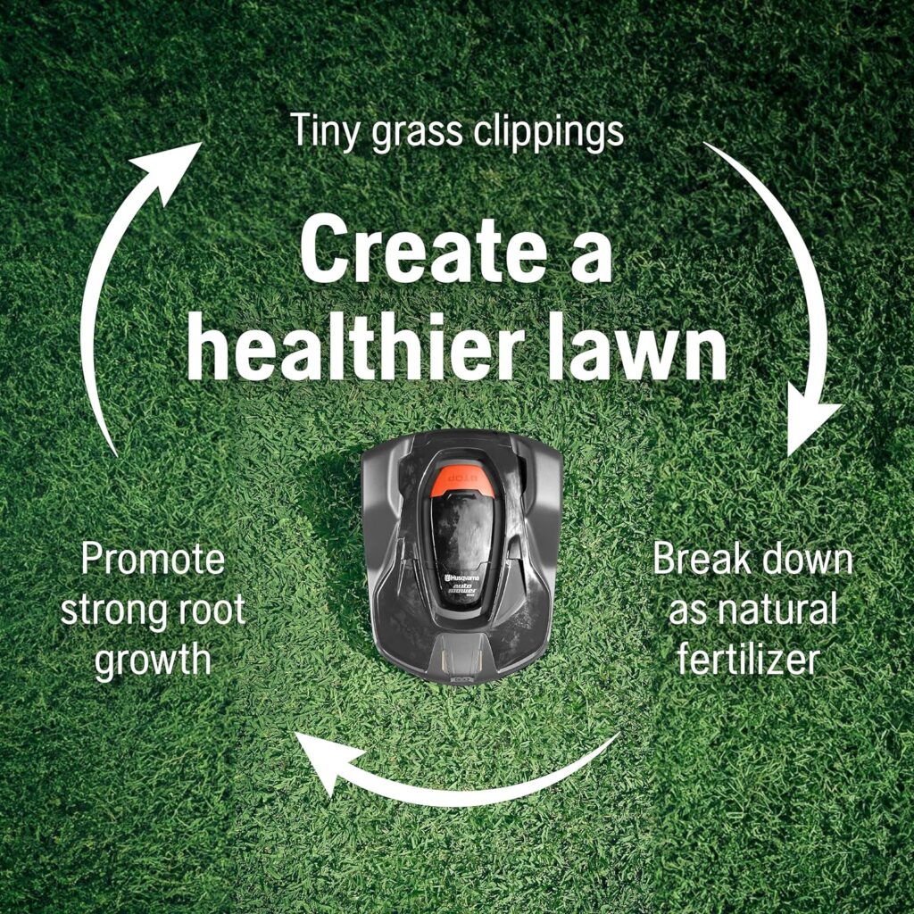 Husqvarna Automower 430XH Robotic Lawn Mower with GPS Assisted Navigation, Automatic Self Installation and Ultra-Quiet Smart Mowing Technology for Medium to Large Yards (0.8 Acre)