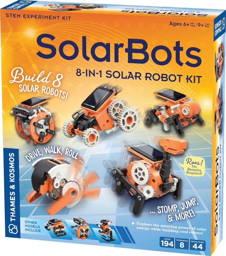 best of 2023 thames and kosmos solar power bots 8 in 1 solar powered robot review